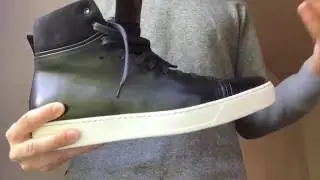 John Elliott Fall 2016 Black Leather High Top Review