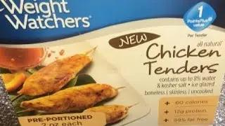 Sharing tonight's Dinner using Weight Watchers Chicken Tenders!