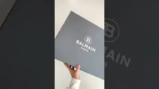 Unboxing New Balmain Paris Black Sneaker 👟 🖤🔥#balmain #sneakers #shoes #youtubeshorts