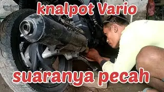 Cara atasi knalpot Vario suaranya pecah ini solusinya