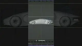 Mercedes Vision AVTR drive animation in Blender #shorts #mercedes #cars