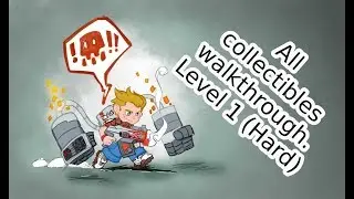 Rad Rodgers. All collectibles walkthrough (100%, Hard, PS4). Level 1. Прохождение 100%. Уровень 1