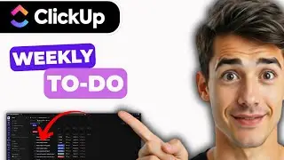 Как создать еженедельный список дел в ClickUp (самый простой способ) (Руководство 2026 года)