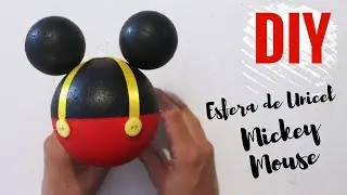 Como hacer Esferas de Mickey mouse y Minni