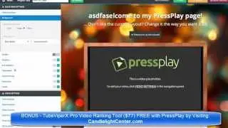 PressPlay Review and BEST BONUS - Tube Viper X Pro ($77) FREE with PressPlay!