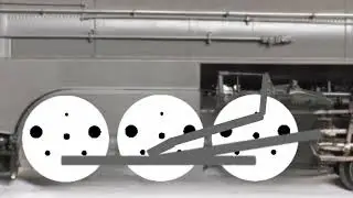 Walschaerts valve gear animation test