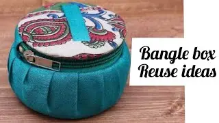Bangle box reuse ideas||Home Decoration||Easy art from waste