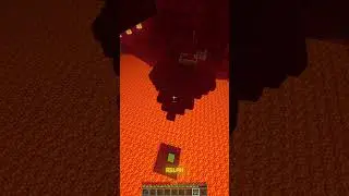 Clean Nether Parkour And Clutch 🗿 | #r5lph #shorts #minecraftclutch