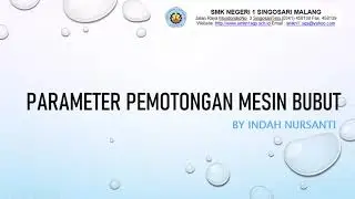 PARAMETER PEMOTONGAN