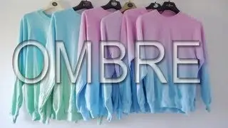 DIY Ombre shirt / Ombre techniques