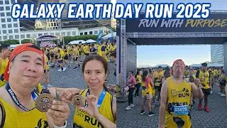 GALAXY EARTH DAY RUN 2025 -  VLOG  ( MY 2ND YEAR )