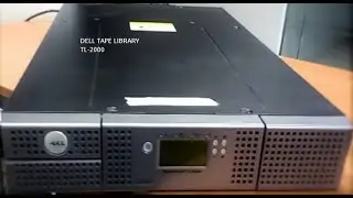 How to configure Dell Tape library TL 2000 Part 1 of 3 | Zuhaib Siddiqui