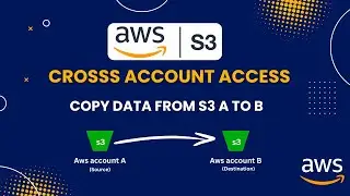 How Copy S3 Bucket Data From Account A to Account B | AWS Cross-Account Access Tutorial | Hindi Urdu