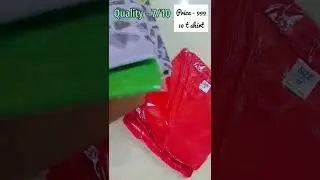 naaptol 10 tshirts unboxing  #shorts #viral #trending