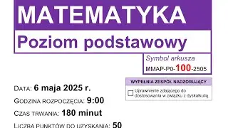 Policz to zadanie #1 — Matura Matematyka Maj 2025 (poziom podstawowy)