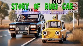 The Story of Ruki#kidsstory #drivingrules #kidssongs #animation #educationalstories #roadrules