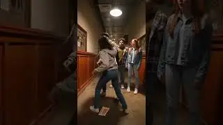 Instant hallway justice! Crazy combat skills  🥋 #selfdefense #fight #mma