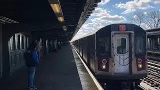NYC Subway: R142 (5) Train Action @ Pelham Parkway (To Wakefield-241 St)