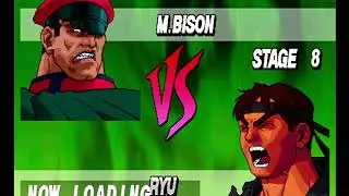 Street Fighter EX Plus Alpha (PlayStation) Arcade as M. Bison