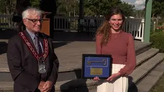 Madeleine Kelly Awarded Pembroke Key To The City