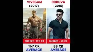VIVEGAM Vs DHRUVA movie comparision Box office collection #### shorts video ##