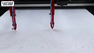 Mesh upper laser cutting with VisionScan identity system for shoe industry. [V10 SCCD]