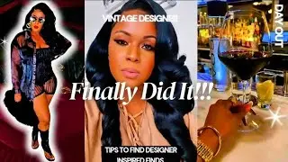 VLOG•HOW TO FIND AMAZON DESIGNER:LATISHA WIG+VINTAGE GUCCI+MET A YOUTUBER+FALL FASHION 2024+Shein