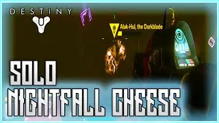 Destiny The Taken King Solo Nightfall Invincibility Cheese Glitch - The Sunless Cell