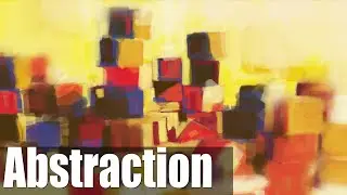 digital abstract painting from macro photography. Corel painter.
