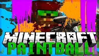 Minecraft Paintball War Minigame w/ xRPMx13 | JeromeASF
