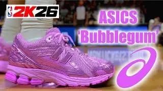 NBA 2K26 Shoe Creator - ASICS Custom Bubblegum