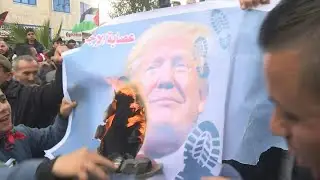 Gaza: Palestinian demonstrators protest against US peace plan | AFP