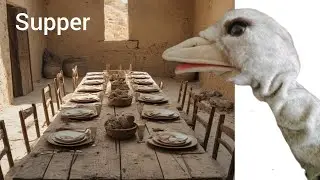 Mark 14:10-26 Supper. Sung Bible (KJV) with puppets