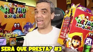 RETRO BOX GAME COM 21MIL JOGOS - SER&Aacute; QUE PRESTA? UNBOXING E REVIEW COMPLETO!