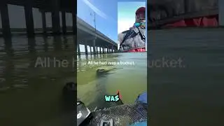 All He Had Was A Bucket...but God🎣🤯 #Fishing #FaithOverWorks #EverydayFaith #Giving #Love #Faith