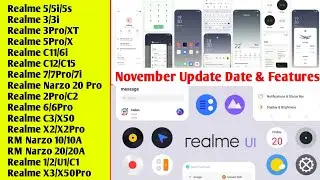 November 2020 Update Date & Features Realme | Realme November Update Date & Feature 2020