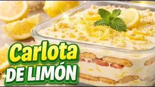 POSTRE FRIOS CARLOTA DE LIMON MUY RICO