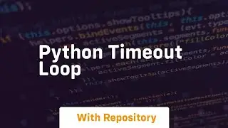 python timeout loop