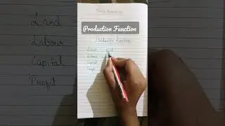 production function|economics|microeconomics