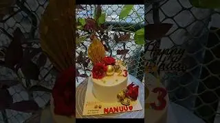 The Ultimate Rose Cake - A Stunning Floral Cake Design#realrosecake#viral#shortsfeed#birthdaycake#yt