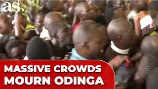 CHAOS ERUPTS as thousands mourn RAILA ODINGA in Kenya