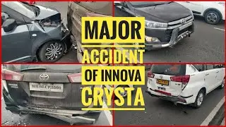Toyota Crysta Car Build Quality In India | Crysta Accident | Innova Ka Accident | Car Accidents