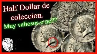 Moneda de 50 centavos Valiosos??- Half Dollar normal Precio y valores- #Monedas normales.