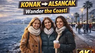 Izmir’s Most Lively Route! | Konak to Alsancak in oraya 4K