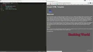 2-6. Project - Building A Simple HTML Template