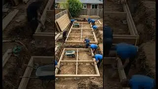 This Backyard Design is Amazing #homedesign #landscape #backyard  #shorts #timelapse