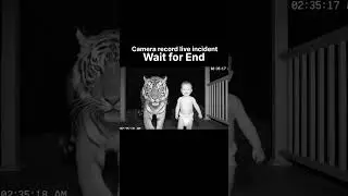 Camera record live incident 😱￼#shorts #attack #animalattack #viralshorts #tigerattack