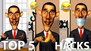 🤣Top 5 Hacks by Obama 2021 | Funny TikTok | The Bosses Game