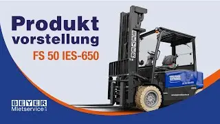 Effizient und vielseitig - Elektrostapler FS 50 IES-650 | BEYER-Mietservice
