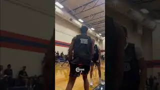 5⭐️ Bryson Tiller at the Border League! #sports #basketball #shorts